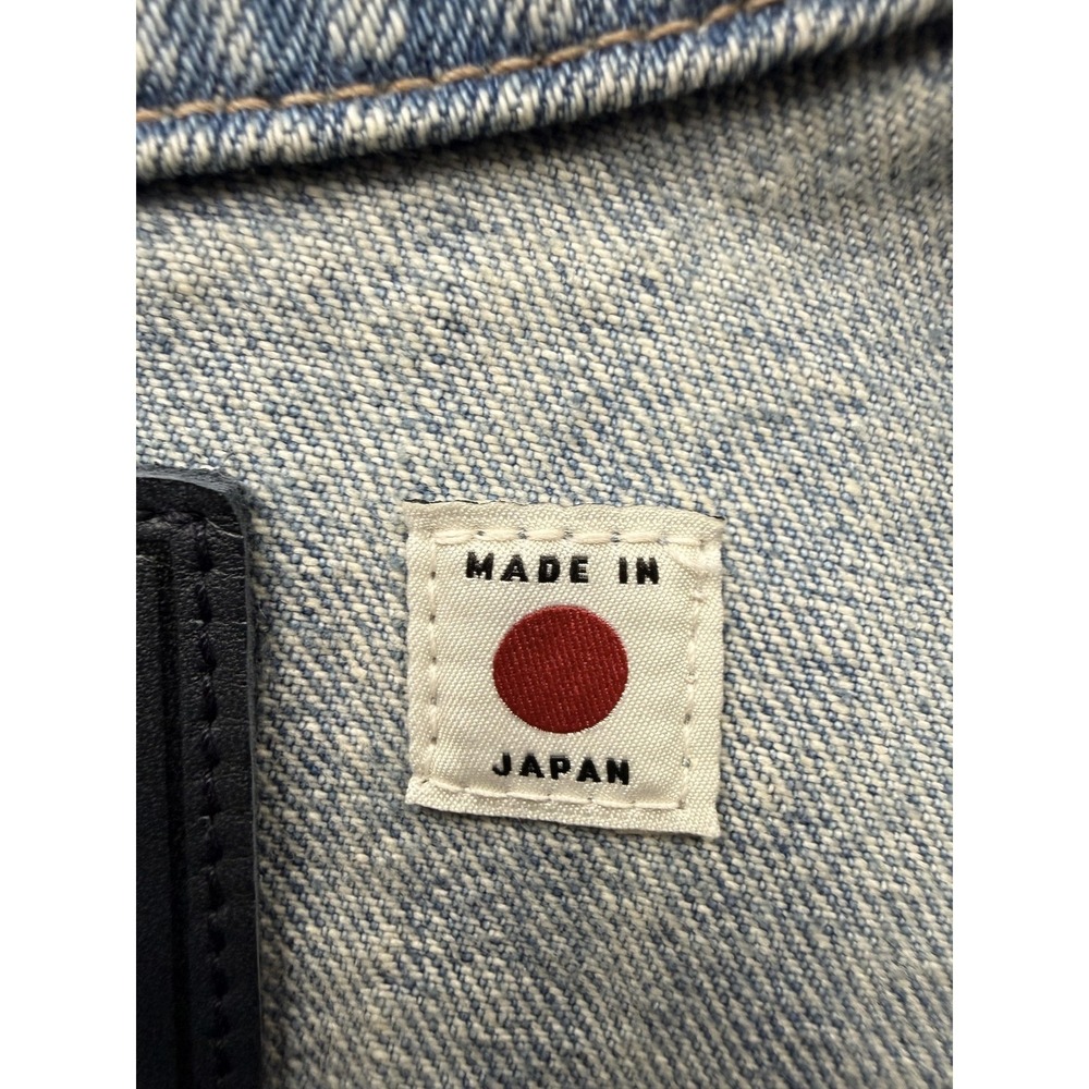 Levis Jacket Mens Small Blue Made In Japan Denim Trucker Bomber Type 1 - Picture 5 of 11